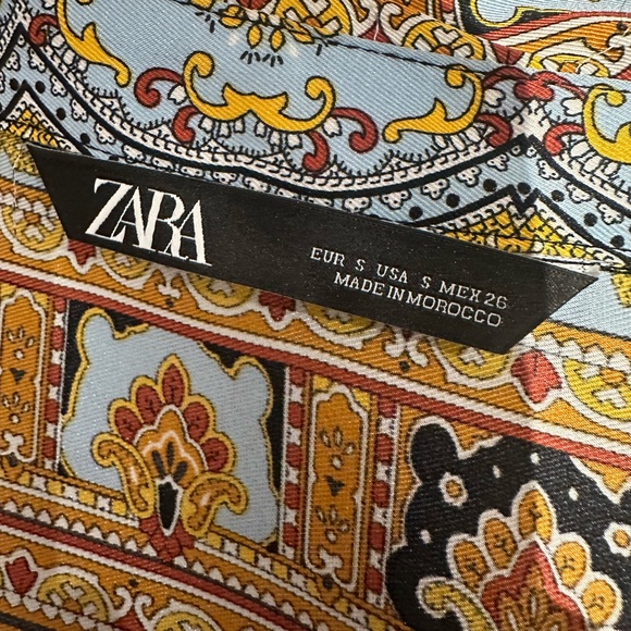 Multi colored Zara long blouse tunic size small - Picture 3 of 6
